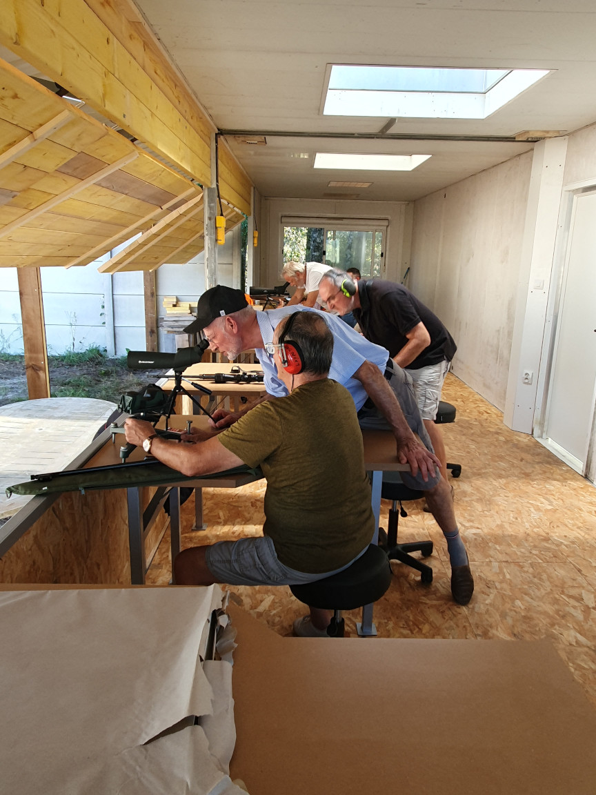 Construction du 100m
