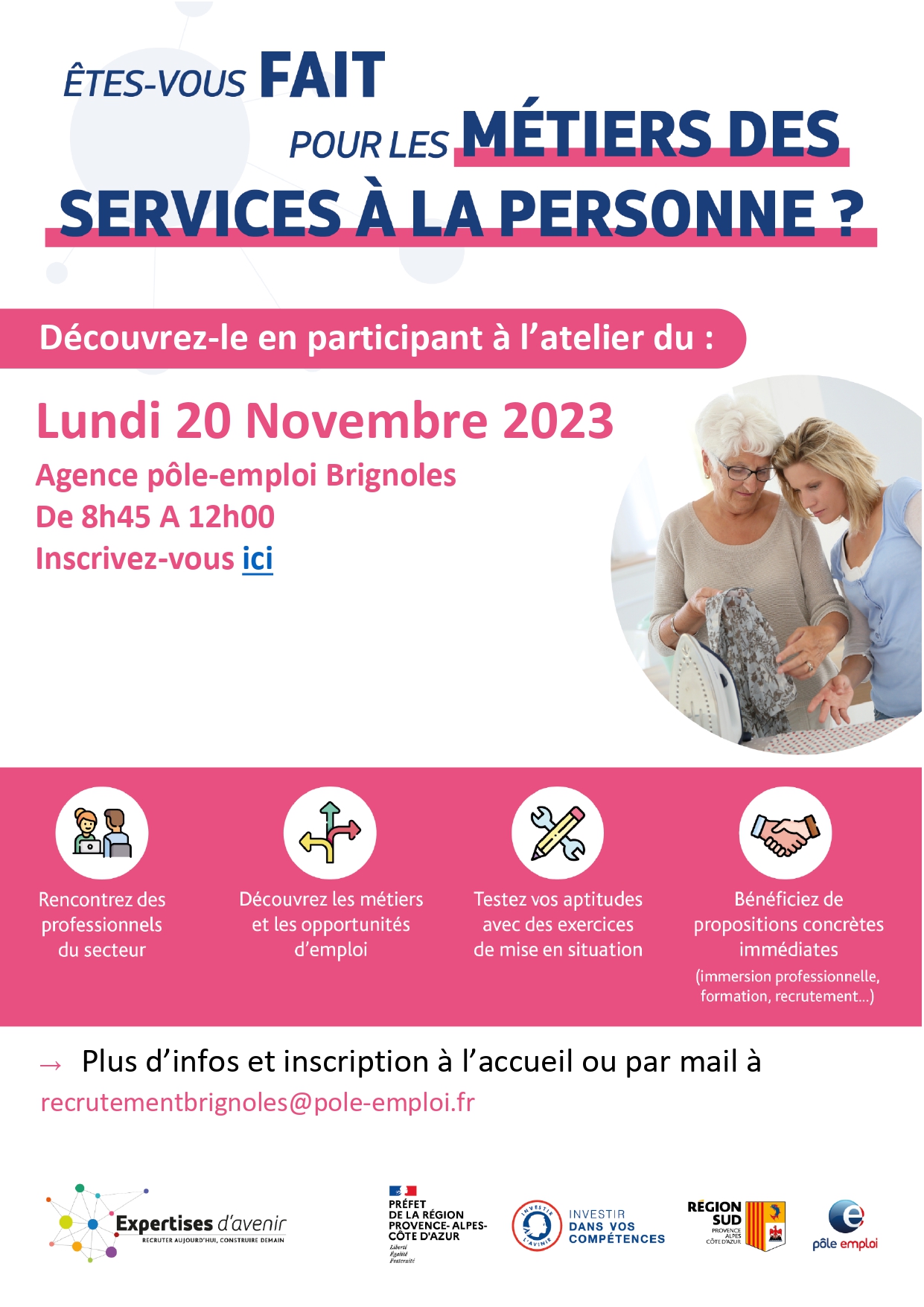 métiers des Services à la personne