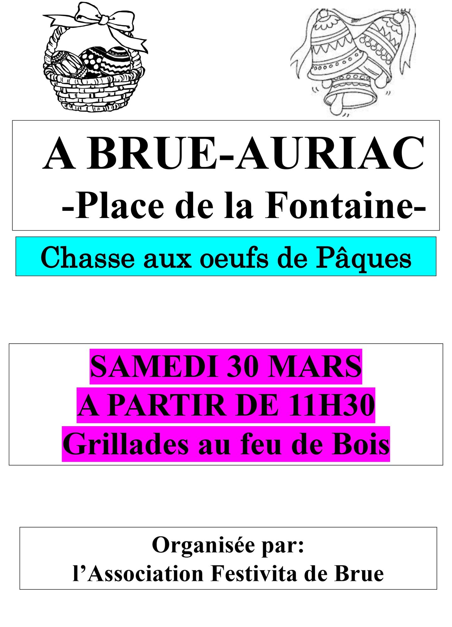 Chasse aux oeufs de Pâques - 13 Avril 11h30