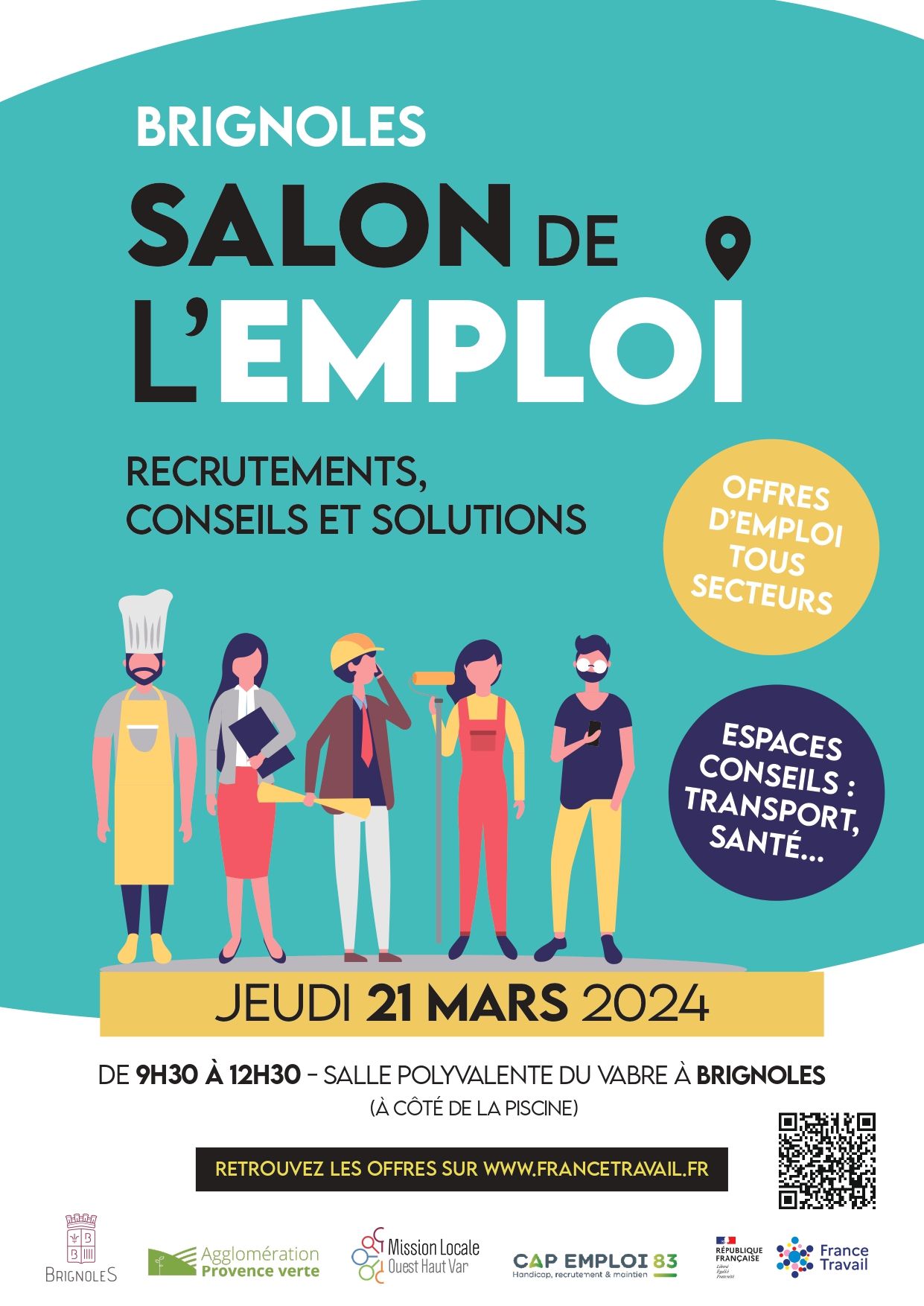 Salon de l'emploi le 21 Mars à Brignoles