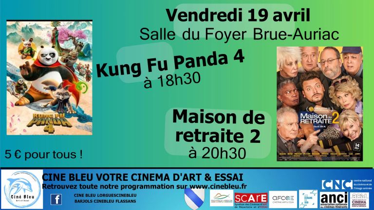 Cinéma à Brue-Auriac le 19 avril