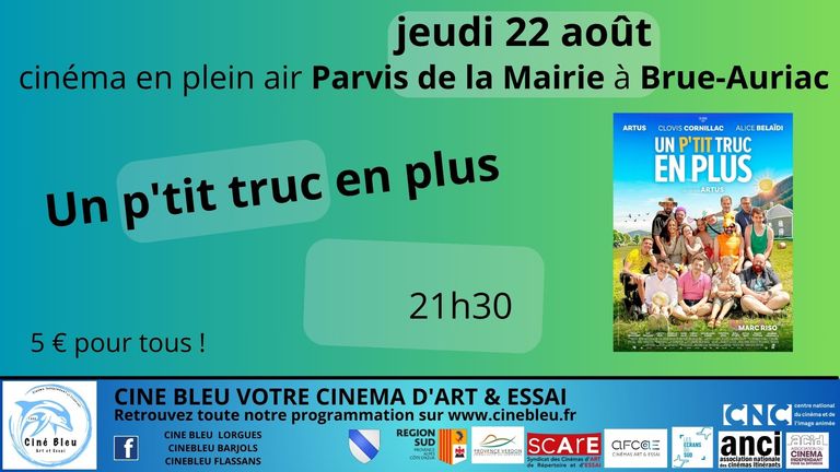 Cinéma en plein air jeudi 22 Août