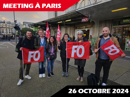 - Meeting à Paris - Abrogation de la réforme des retraites