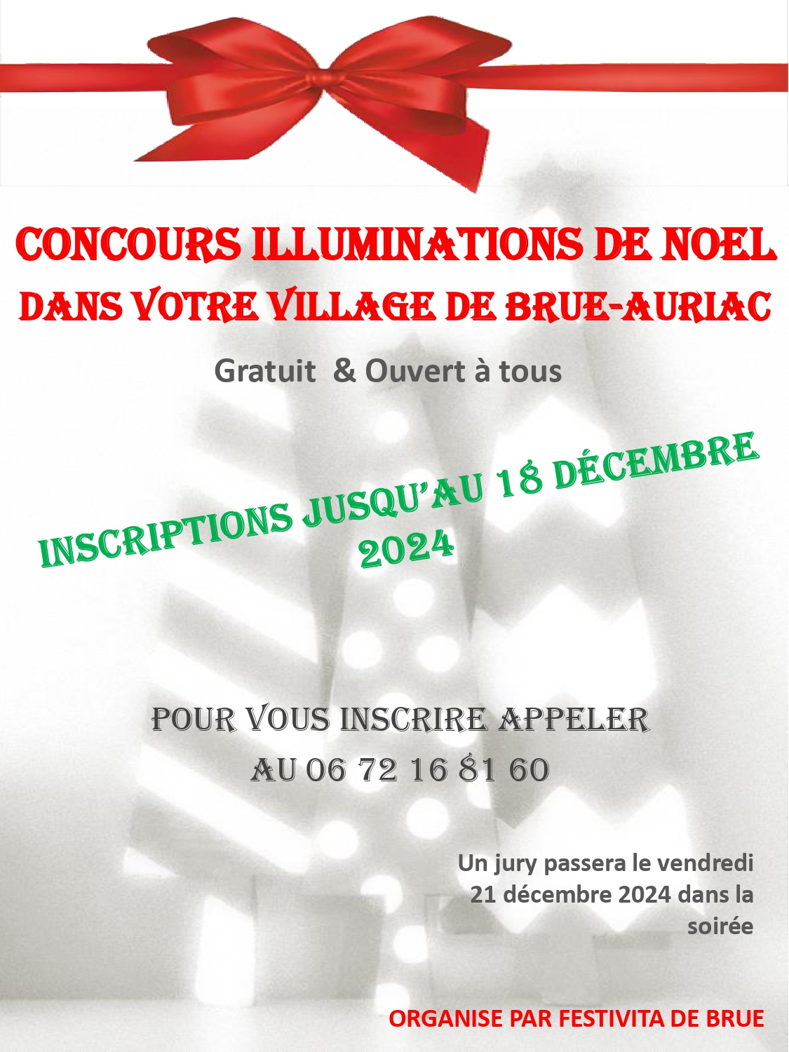 Concours d'illuminations de Noël