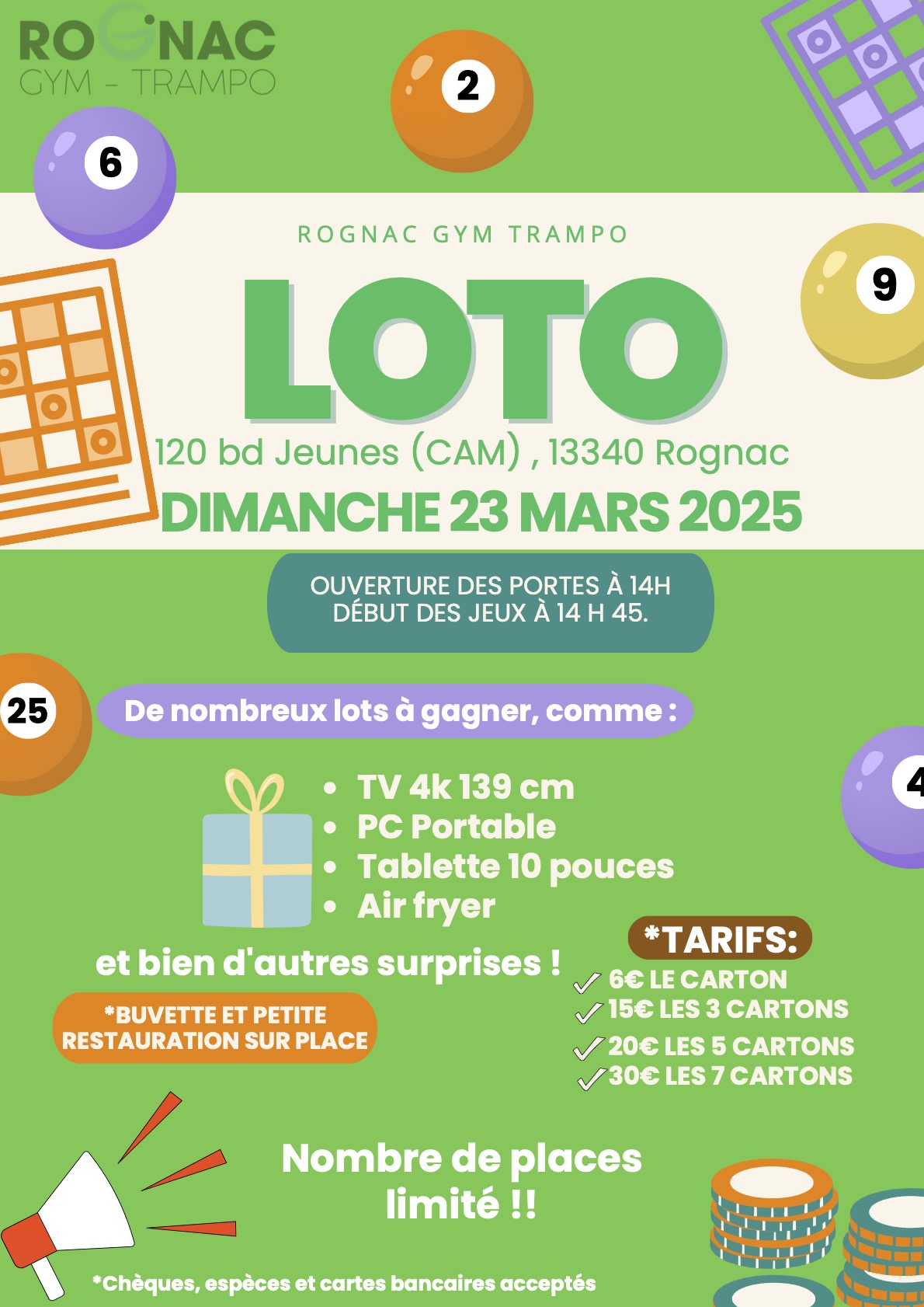 Loto annuel de la Gym