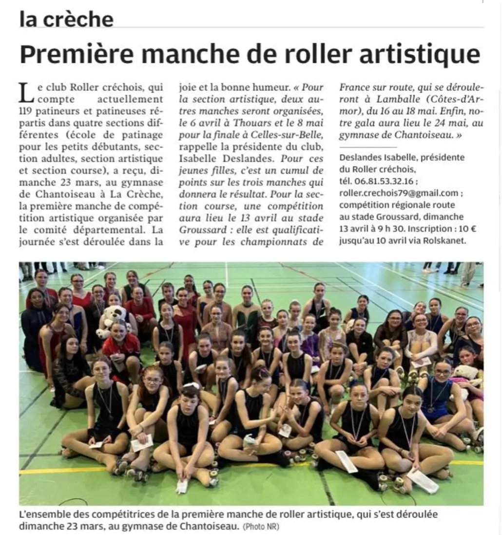 Première manche de la Coupe des Deux-Sèvres