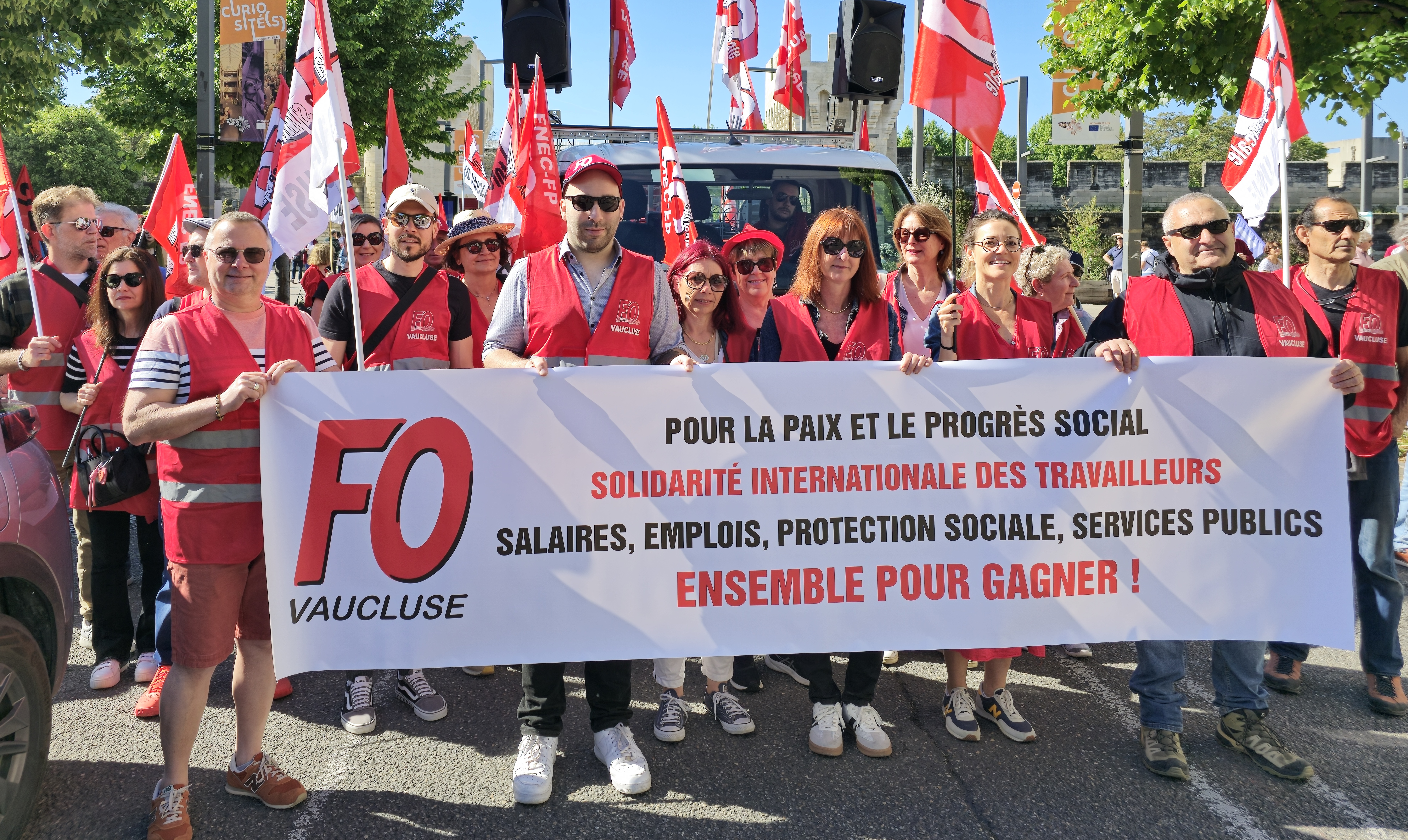 Manifestation du 1er mai à Avignon