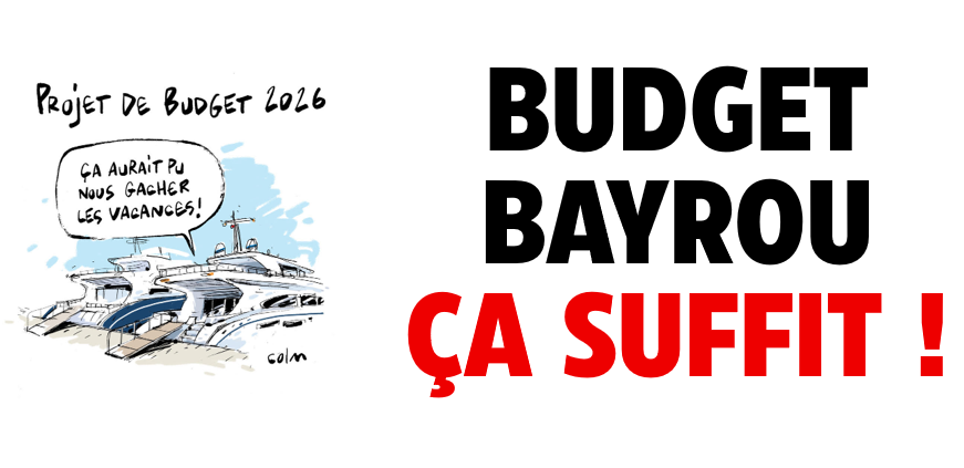 Pétition contre le budget Bayrou 2026