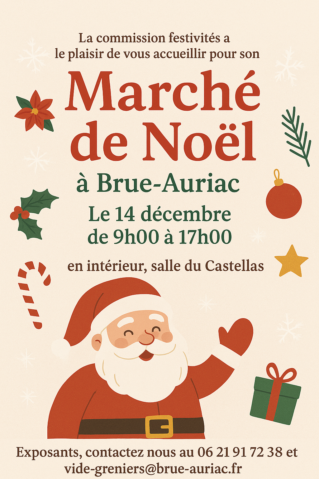 Marché de Noël 2025 à Brue-Auriac