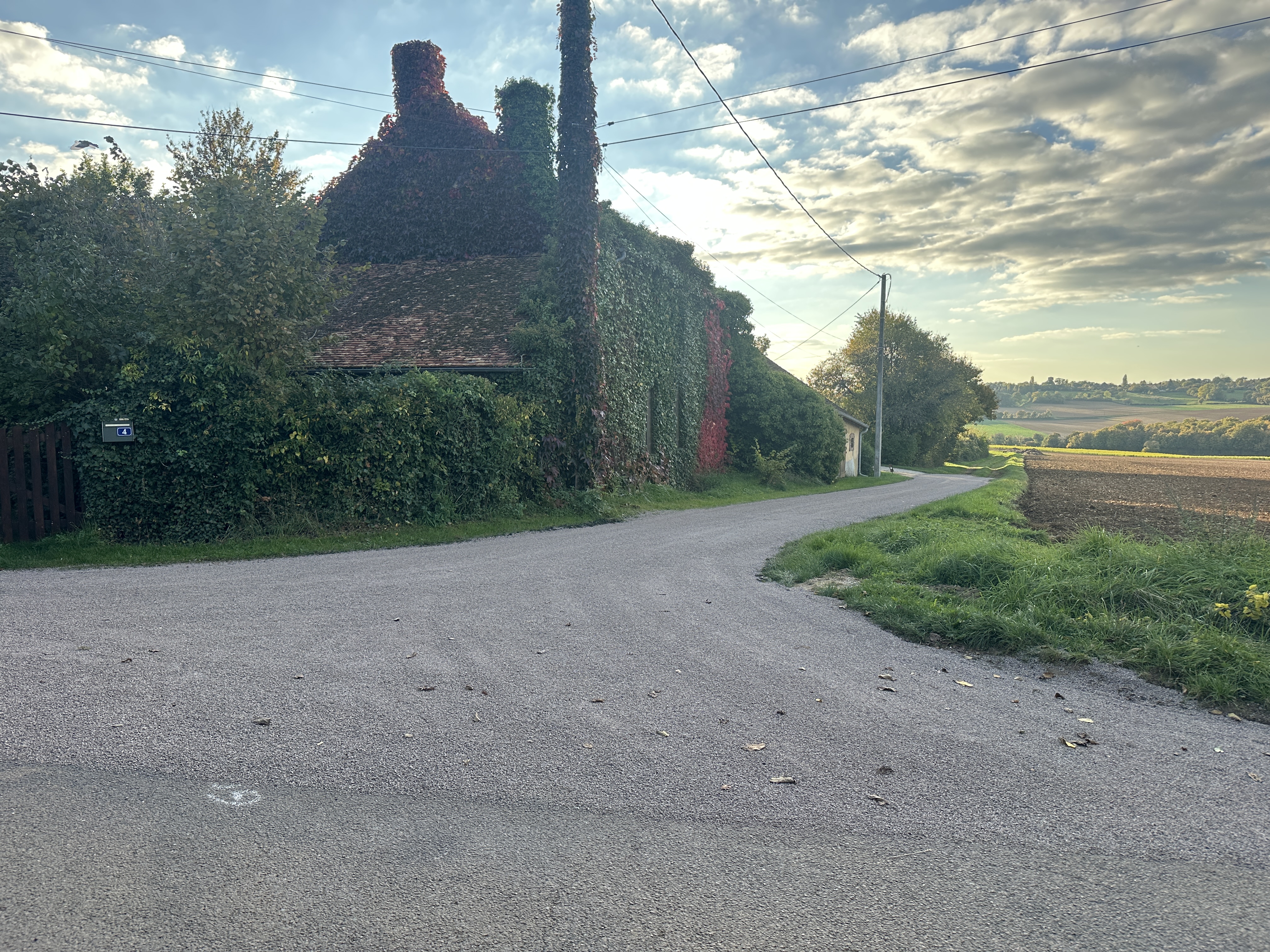 Travaux de voirie aux Haberts
