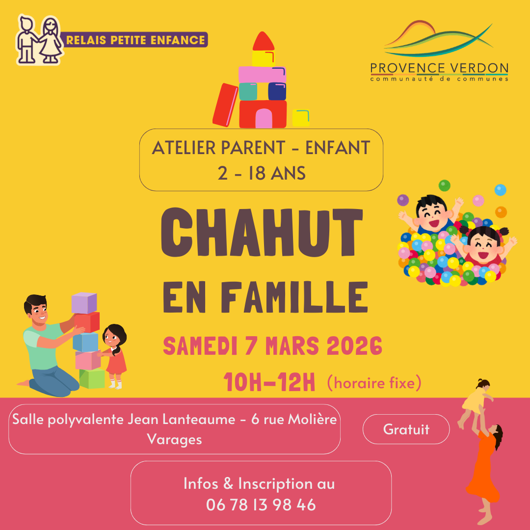 atelier chahut en famille, par la CCPV