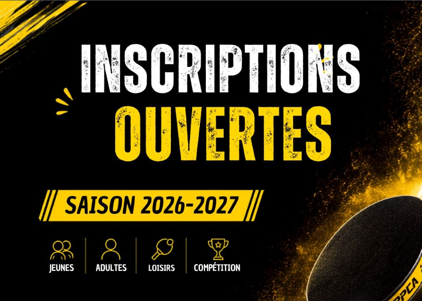 Ouverture des inscriptions saison 2026-2027