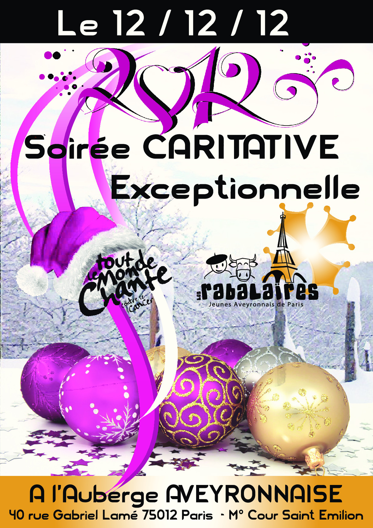 Affiche soire e