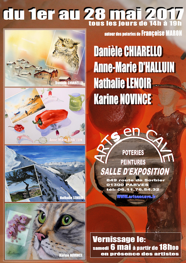 Affiche de l'expo de mai 2017