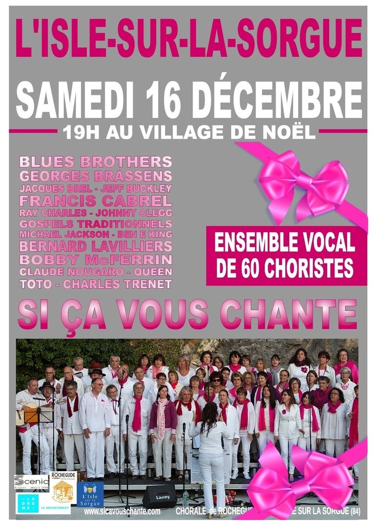 Affiche chorale noel 2017