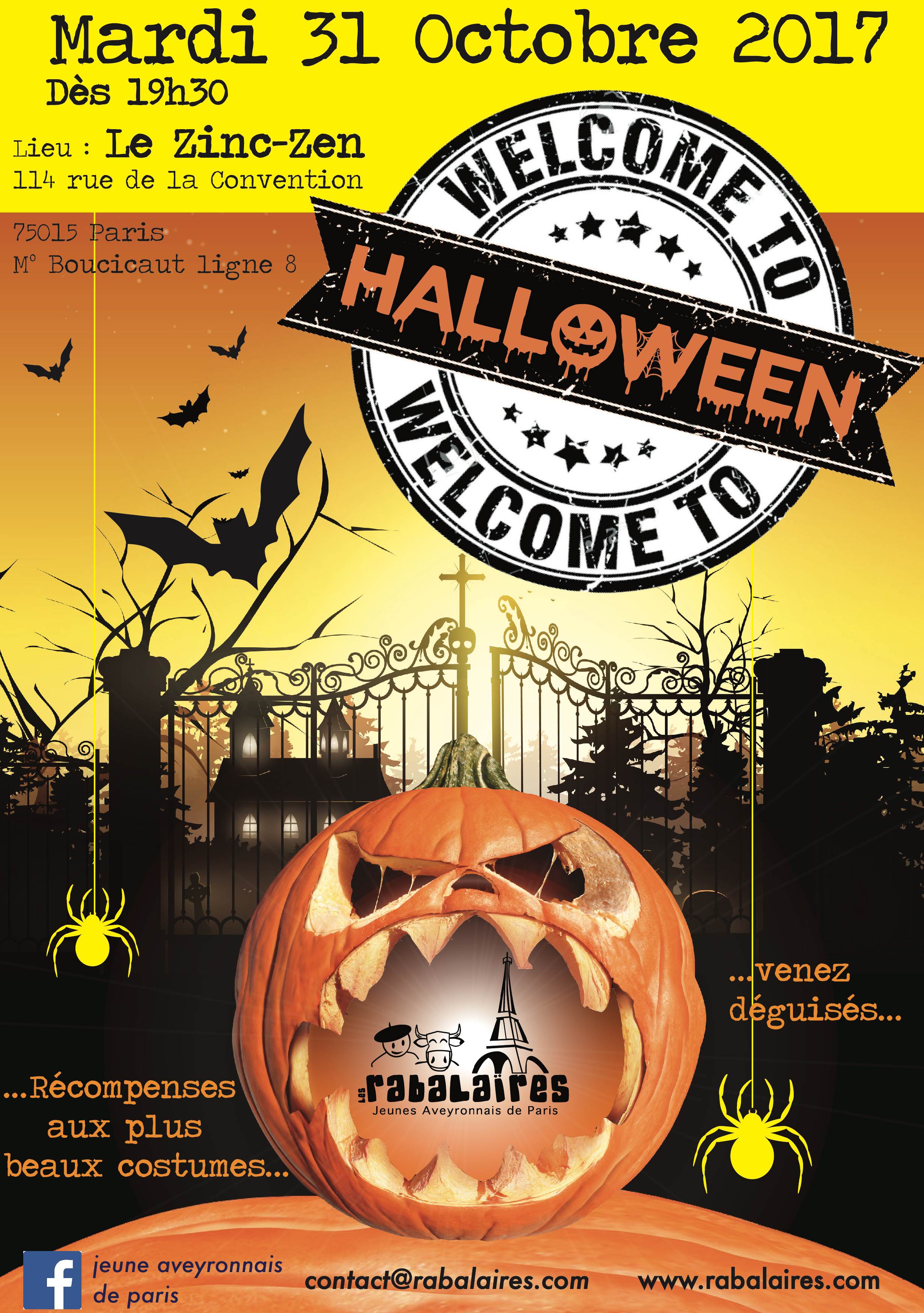 Affiche halloween 2017