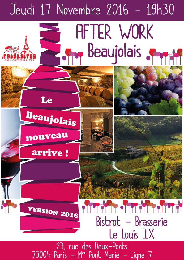 Afterwork beaujolais 2016