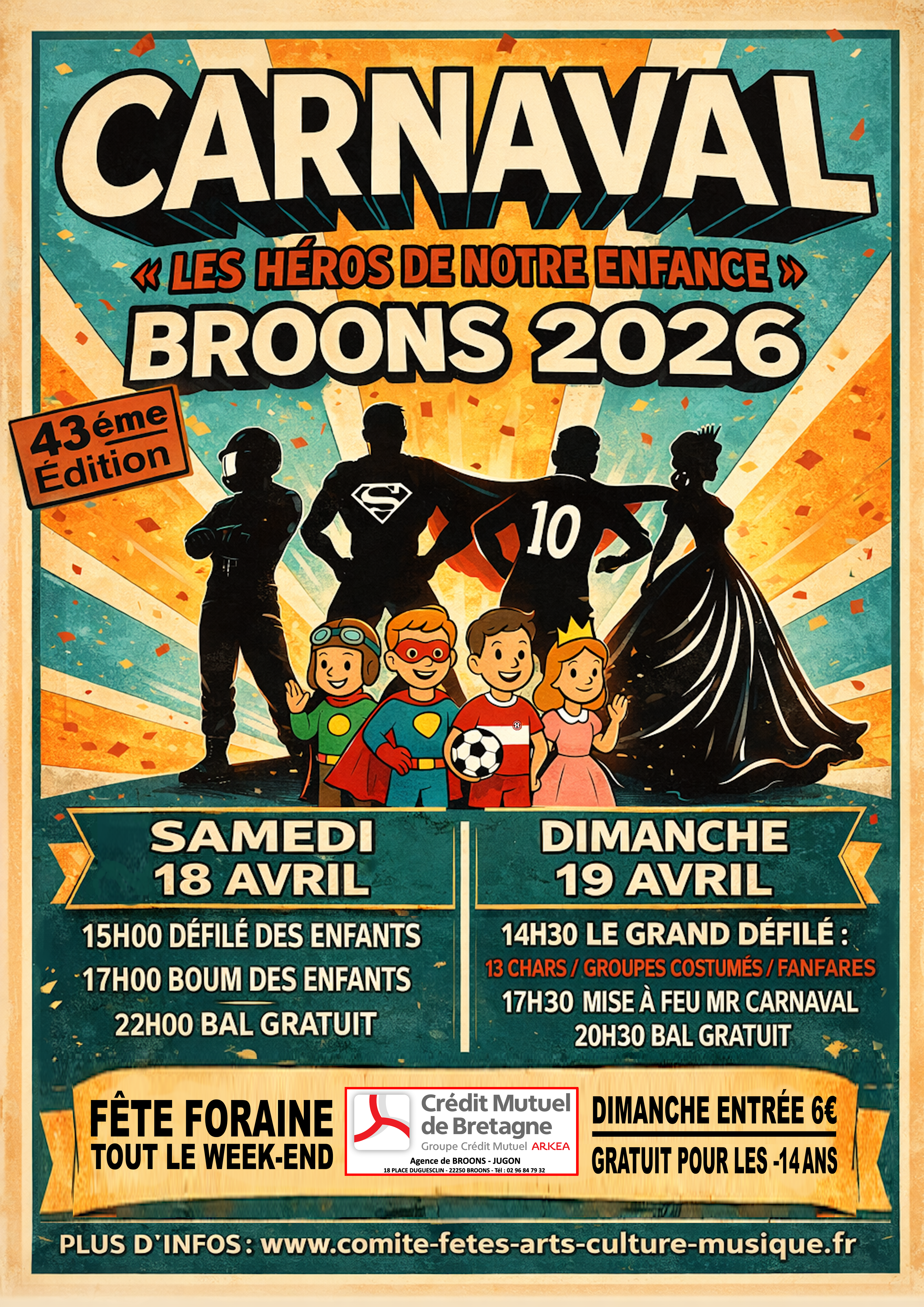 Affiches carnaval 2026