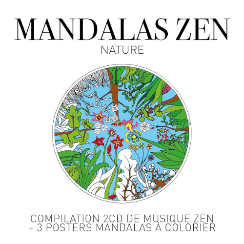 Mandalas Zen - Nature, double album, CD 1/2 composé et interprété par Dominique Langham, planant, zen, douces mélodies