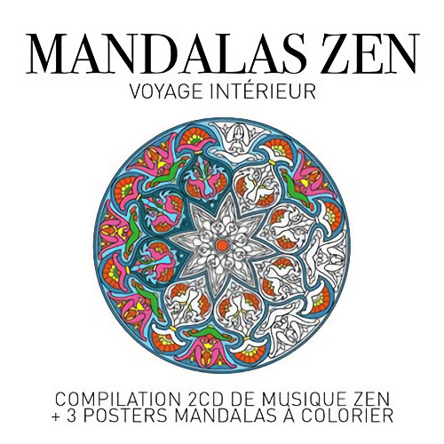 Mandalas Zen - voyage interieur, double album, CD 1/2 composé et interprété par Dominique Langham, planant, zen, douces mélodies