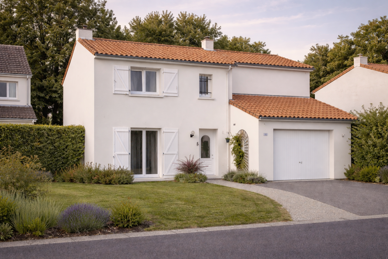 Maison lotissement vendee facade jardin simple renovation altis habitat