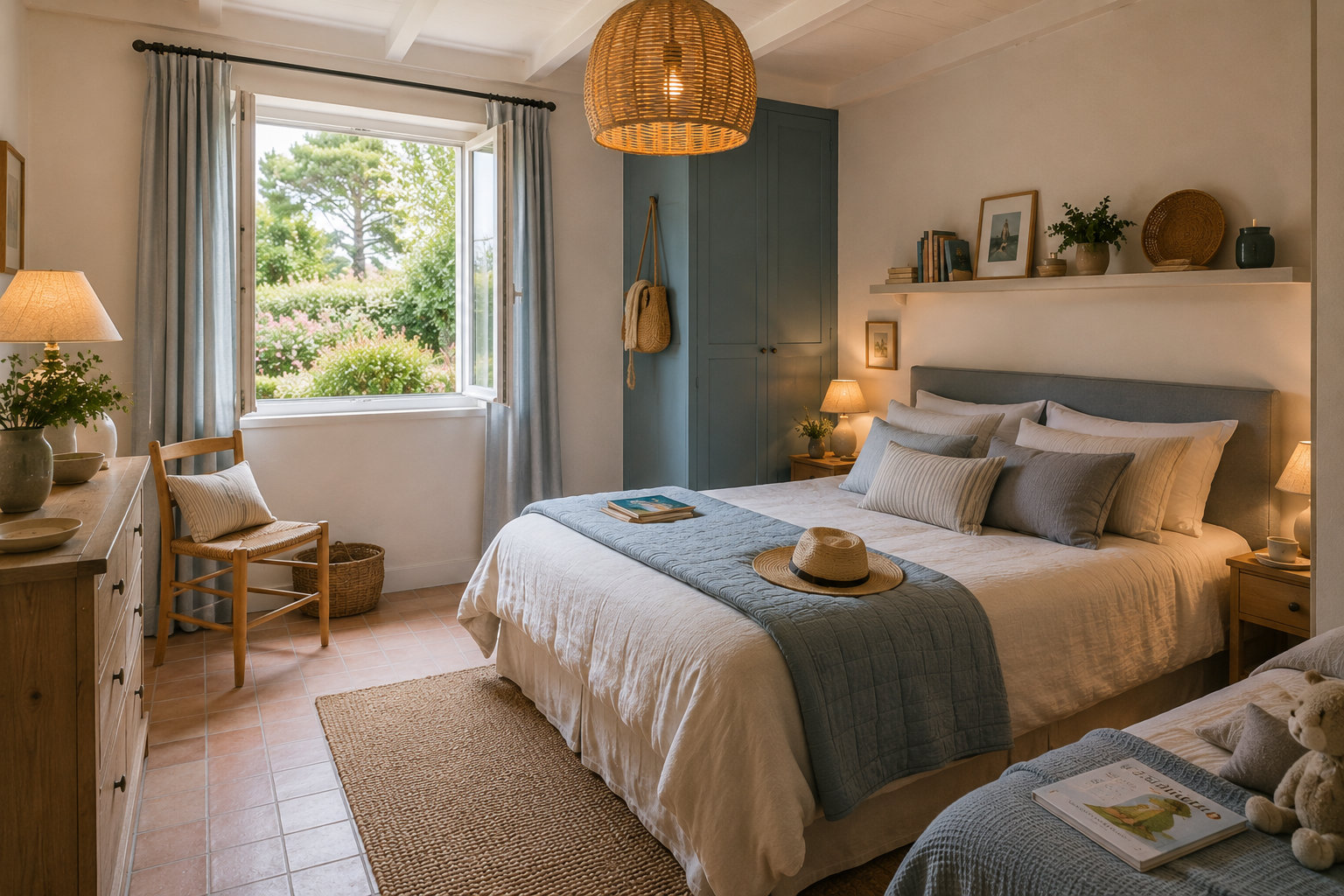 Chambre invites maison familiale vendee
