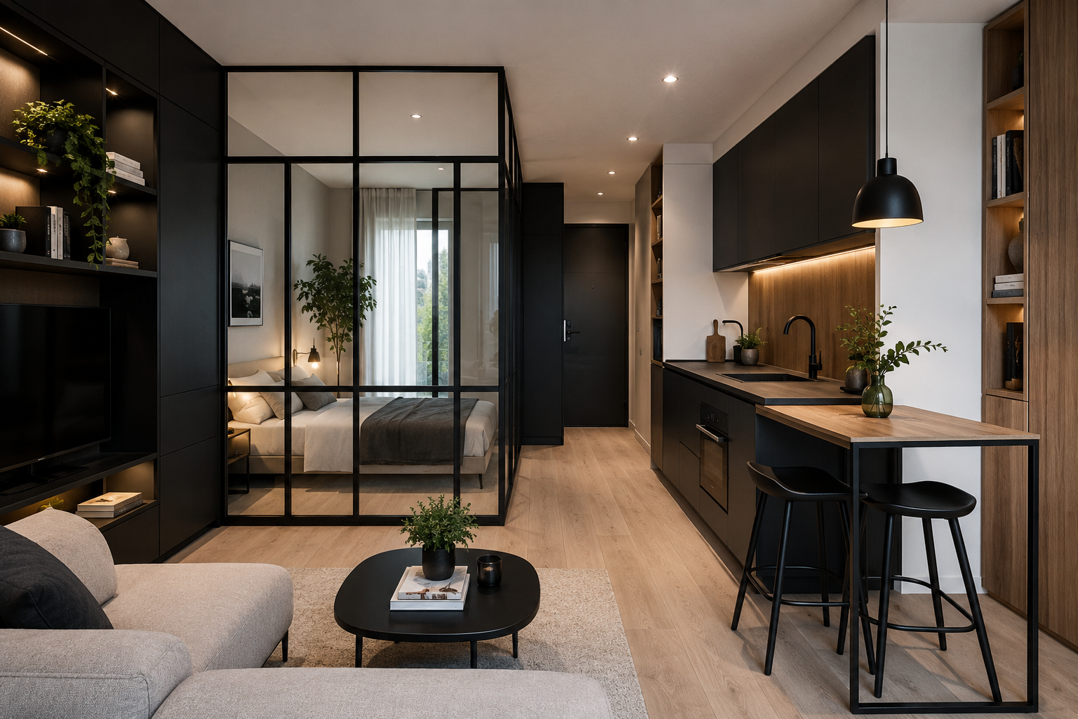 Petite surface optimisee appartement moderne