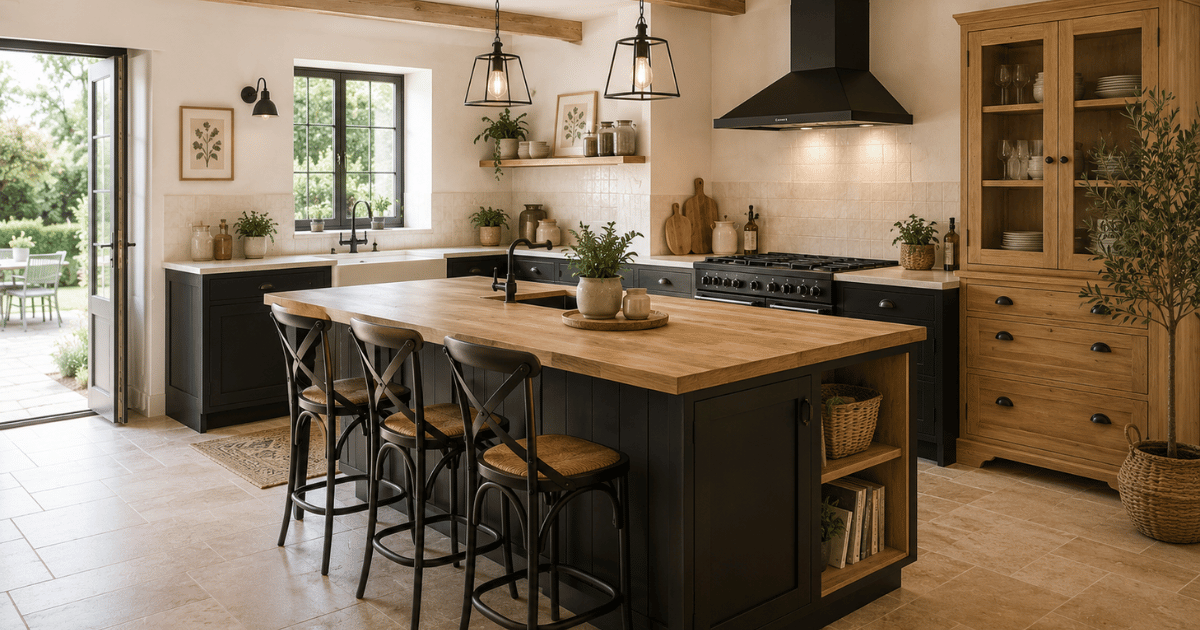 Cuisine en L, en U ou avec îlot : laquelle choisir ?