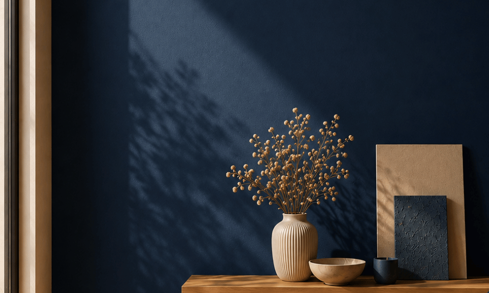 Le bleu profond, une couleur qui donne du caractère à l’intérieur