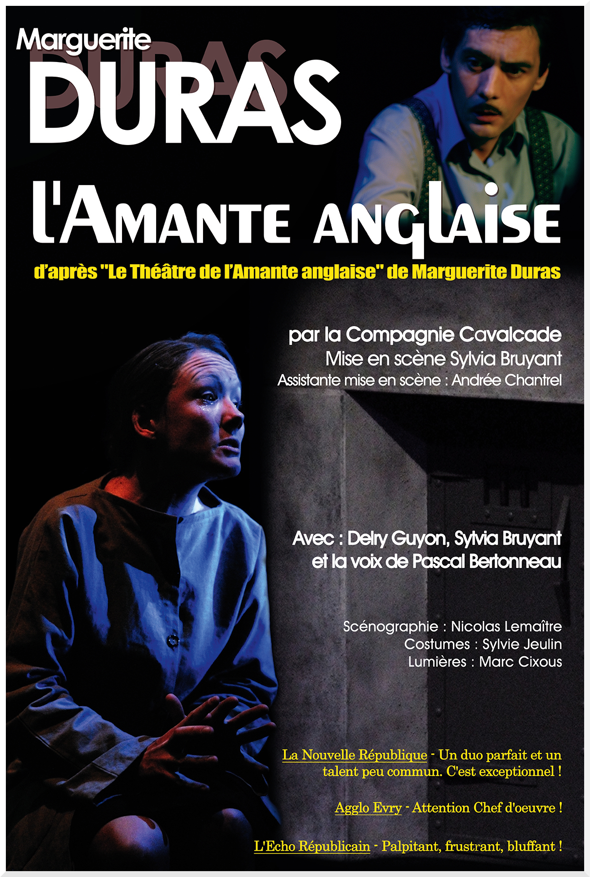 Affiche Amante anglaise cadre
