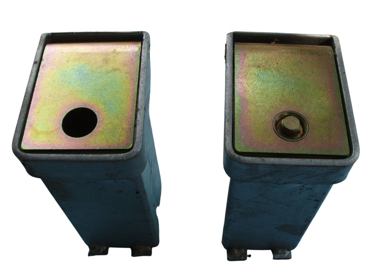 socle potelet amovible fermé