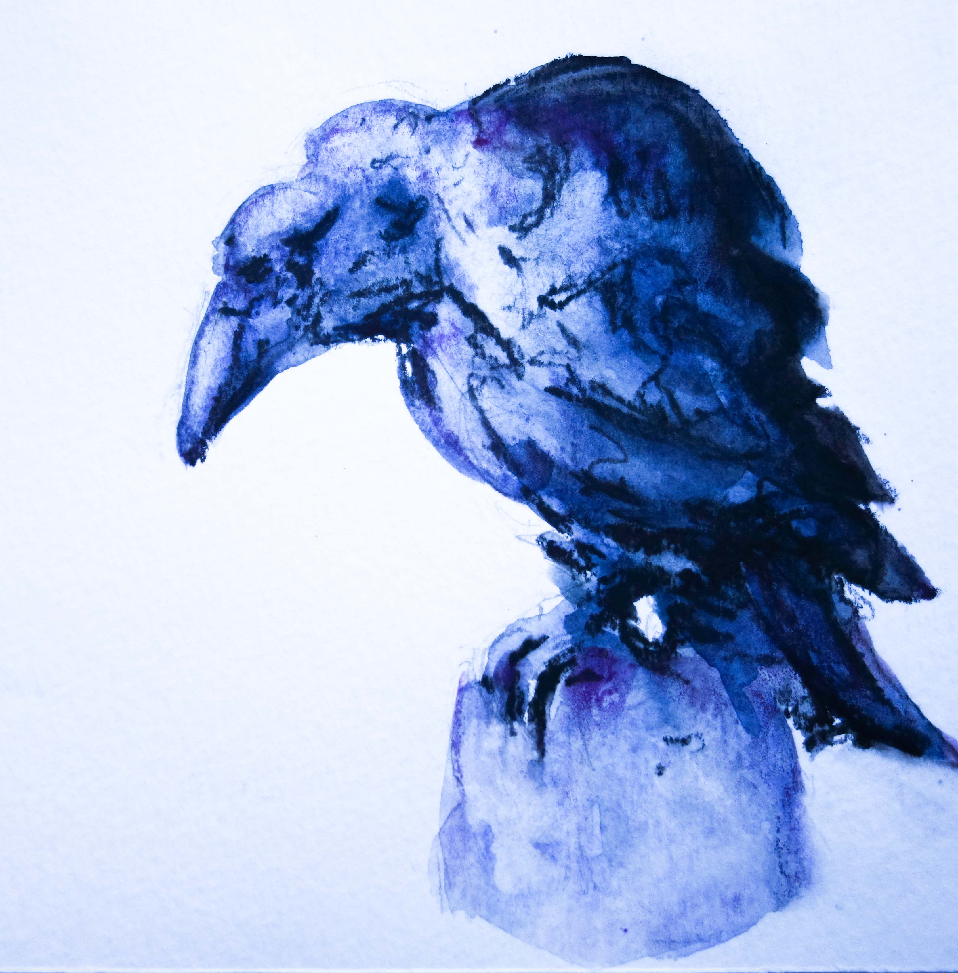 Aquarelle d'après l'oeuvre de la céramiste Ule Ewelt.