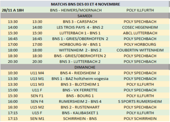 match des 1 et 2 décembre