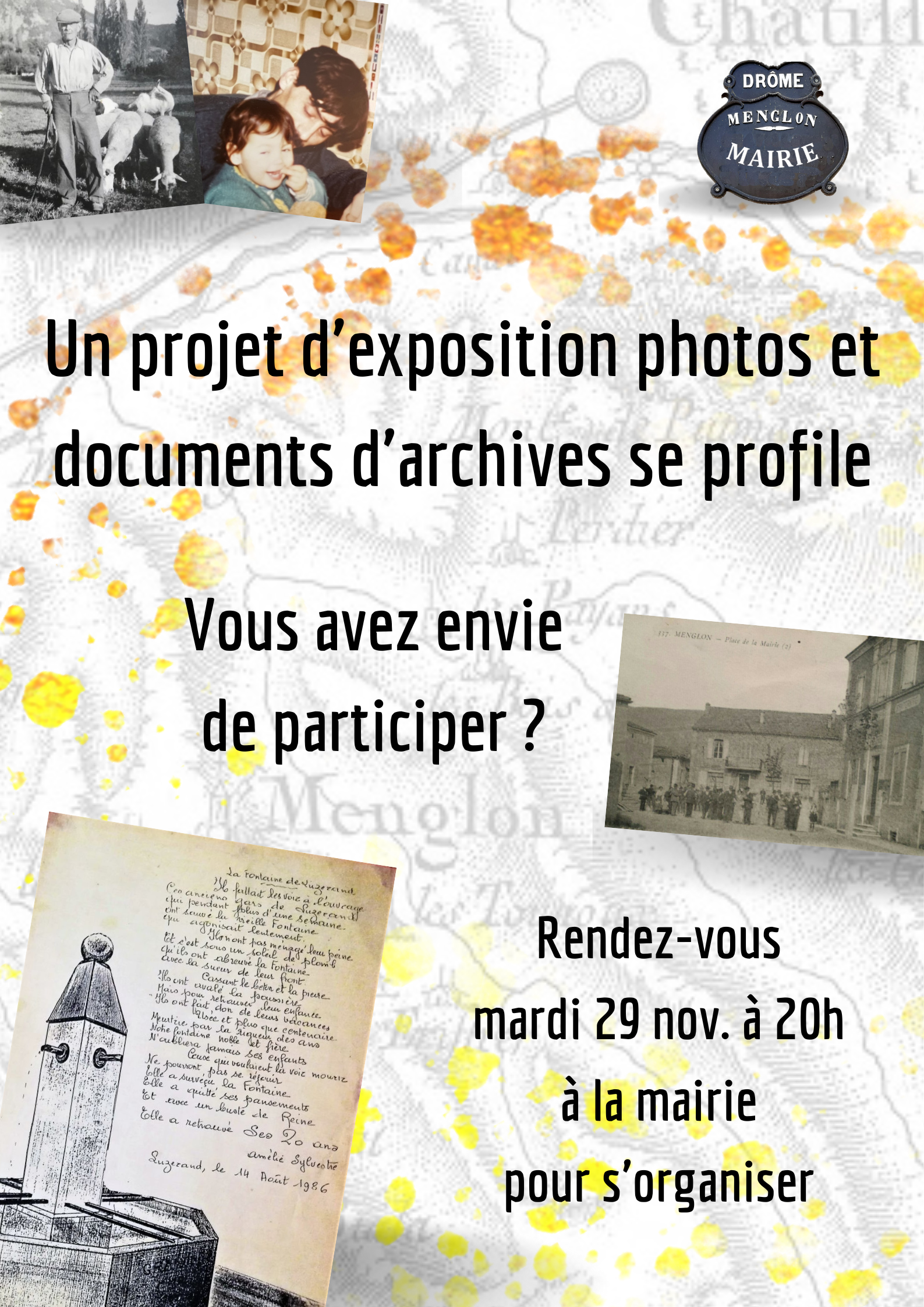 Projet d'exposition de photos anciennes