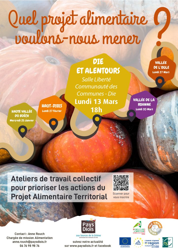 Ateliers participatifs - Projet Alimentaire du Diois