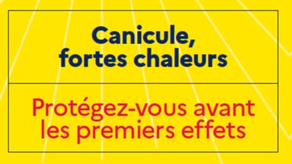 Canicule: Vigilance jaune