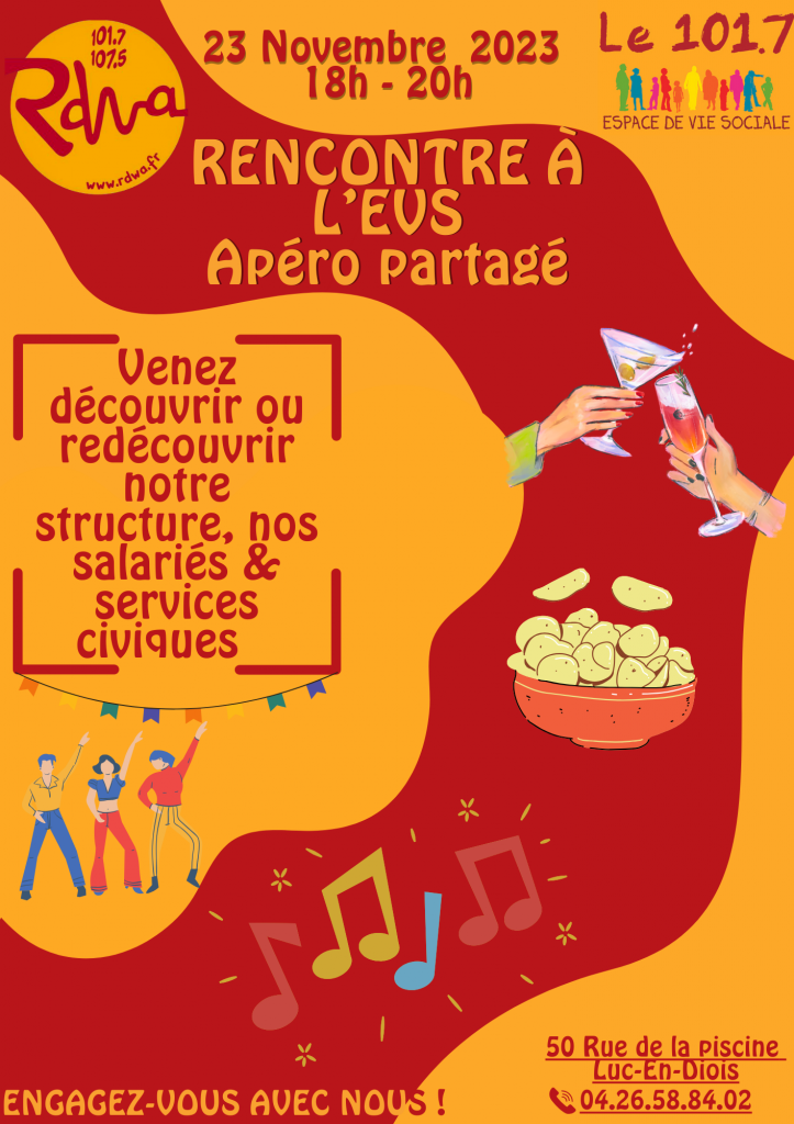  rencontre à l'EVS apéro partagé