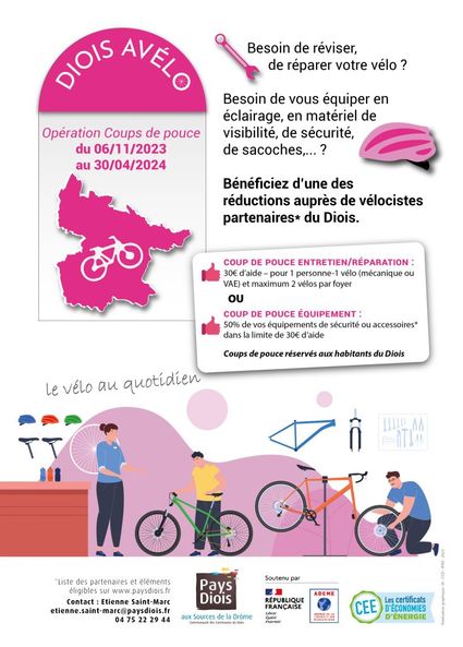Projet DIOIS AVELO - CCD - Services aux cyclistes