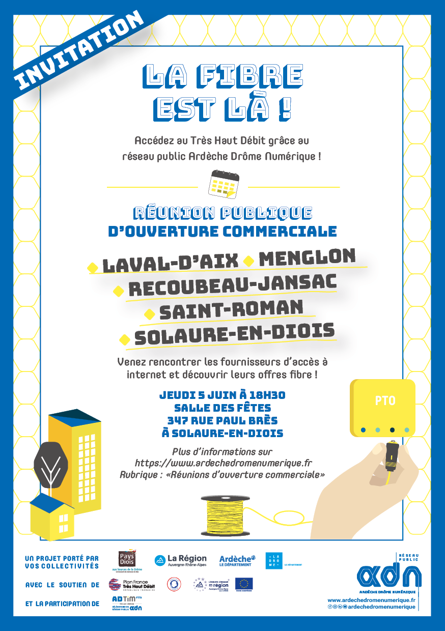 Ouverture commerciale de la fibre