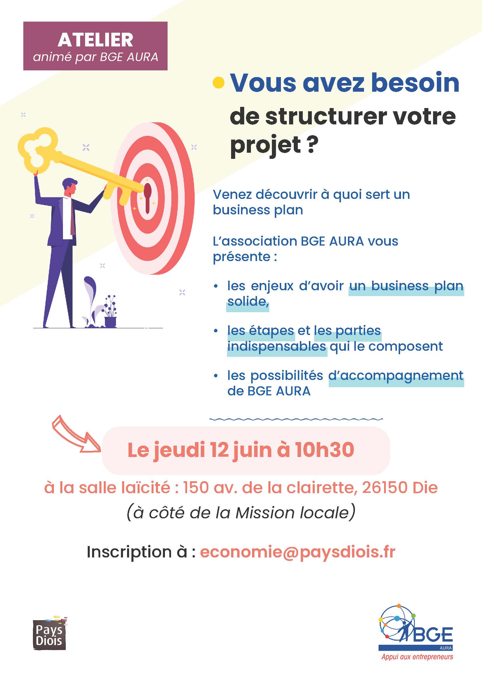 Atelier collectif "structurer projet professionnel" ? 