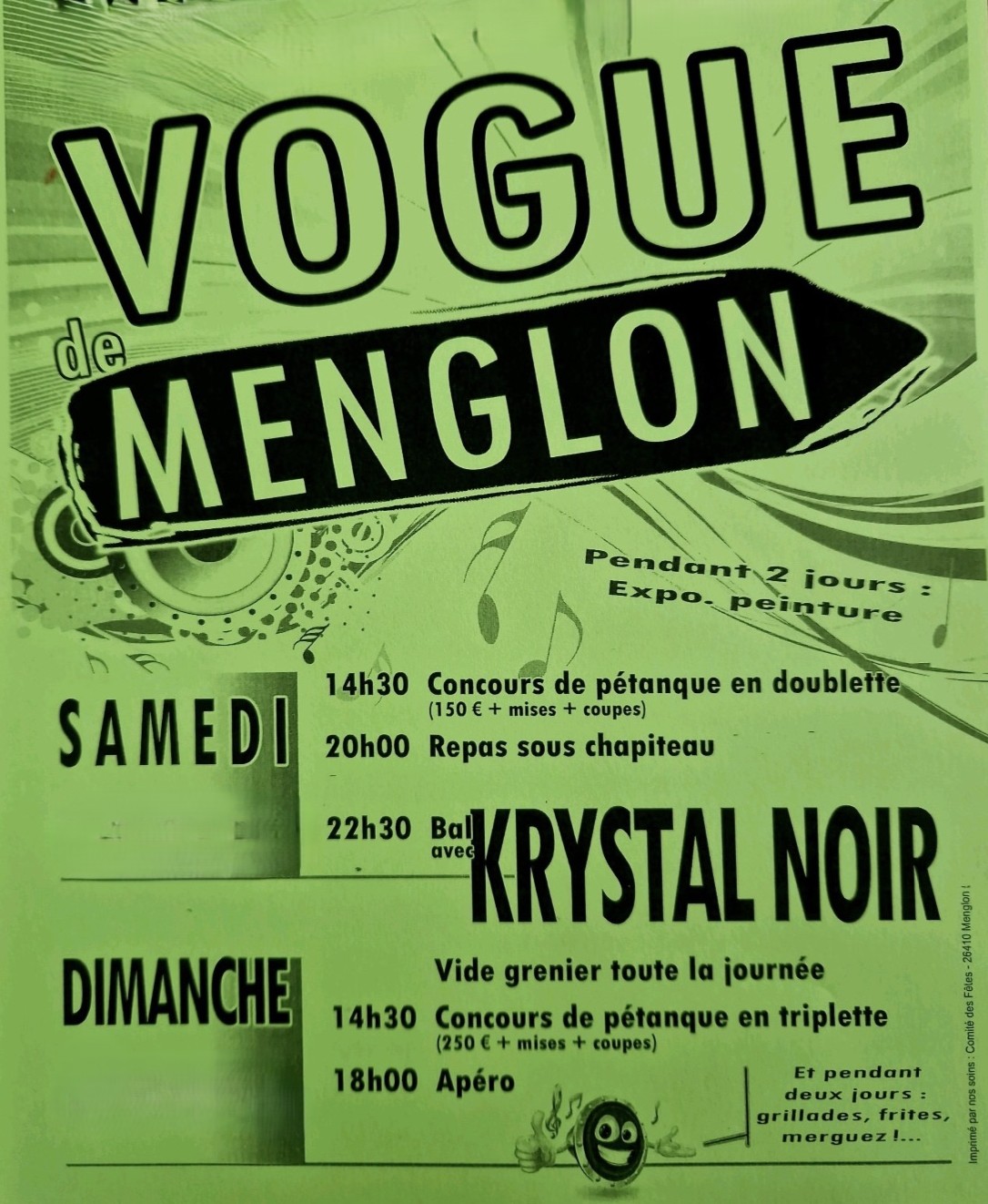 Vogue de Menglon village