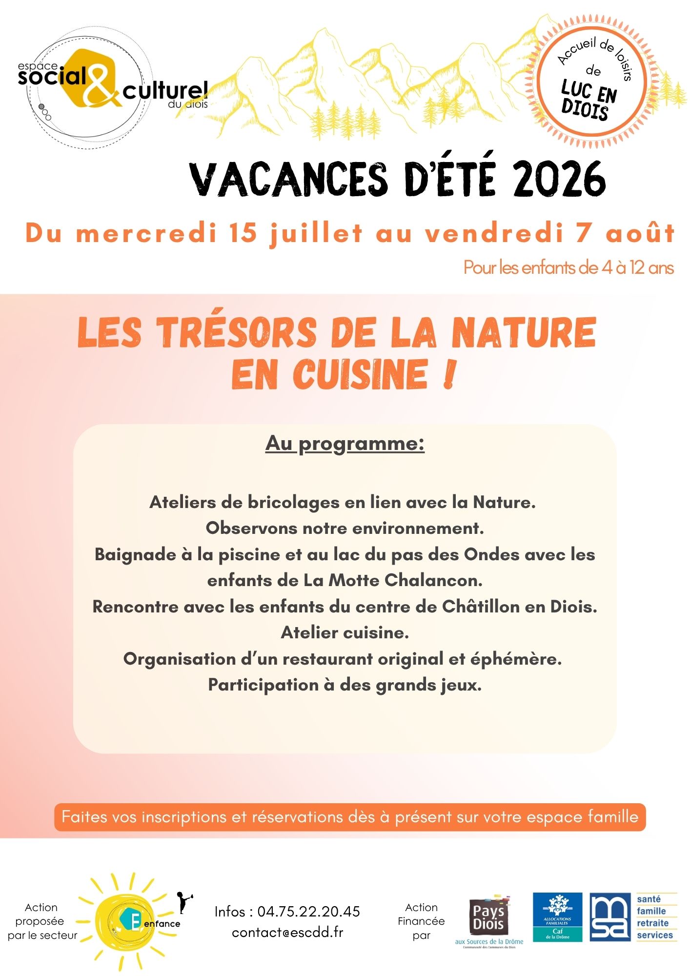 accueil de loisirs 4 - 12 ans