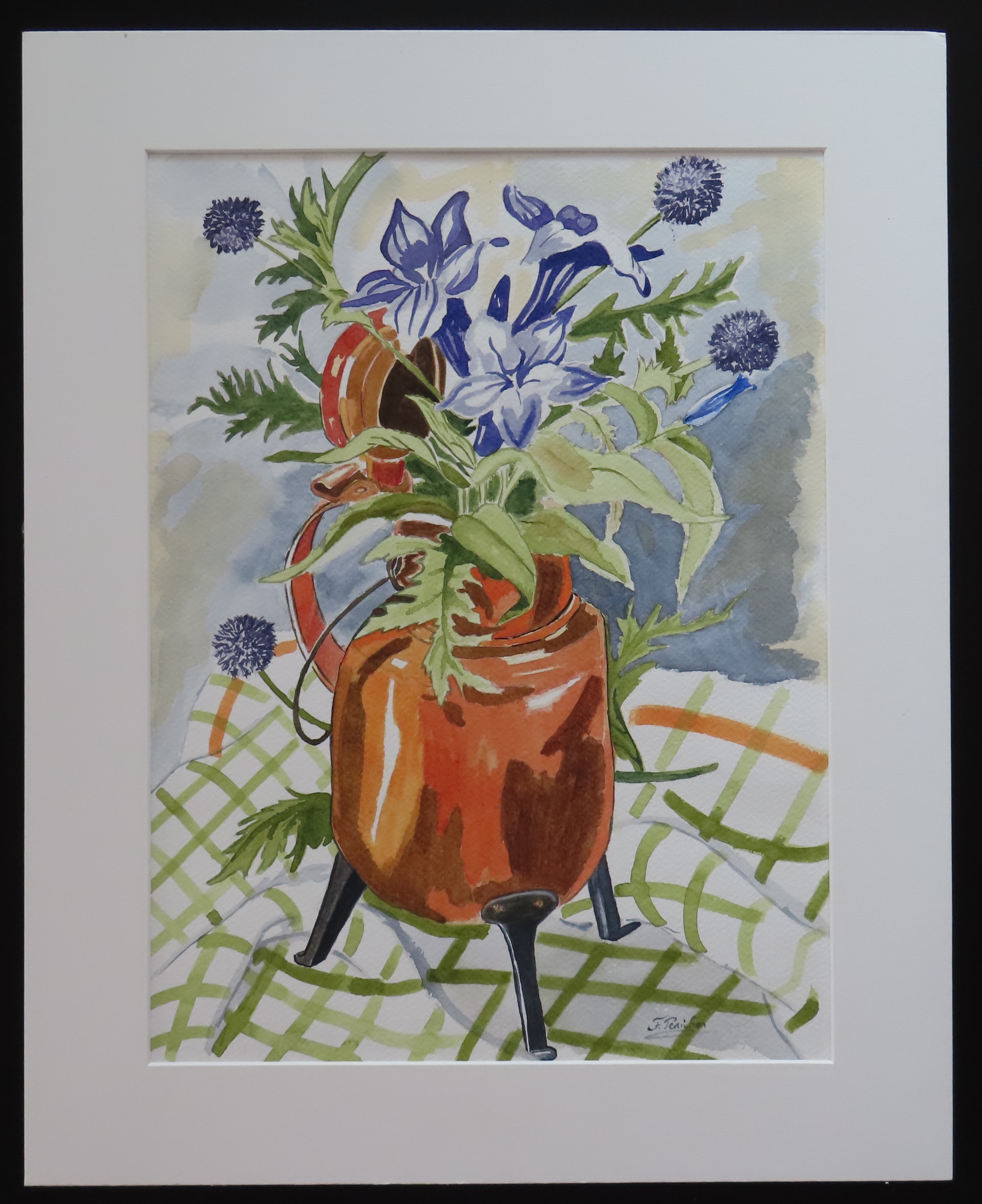 Chaudron fleuri