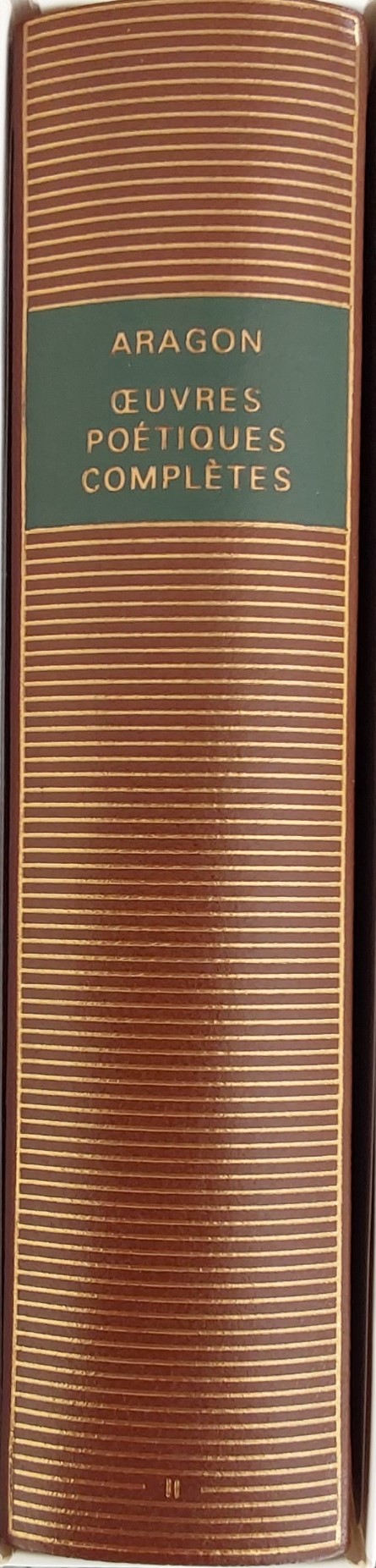 Volume 434 de Aragon dans la Bibliothèque de la Pléiade