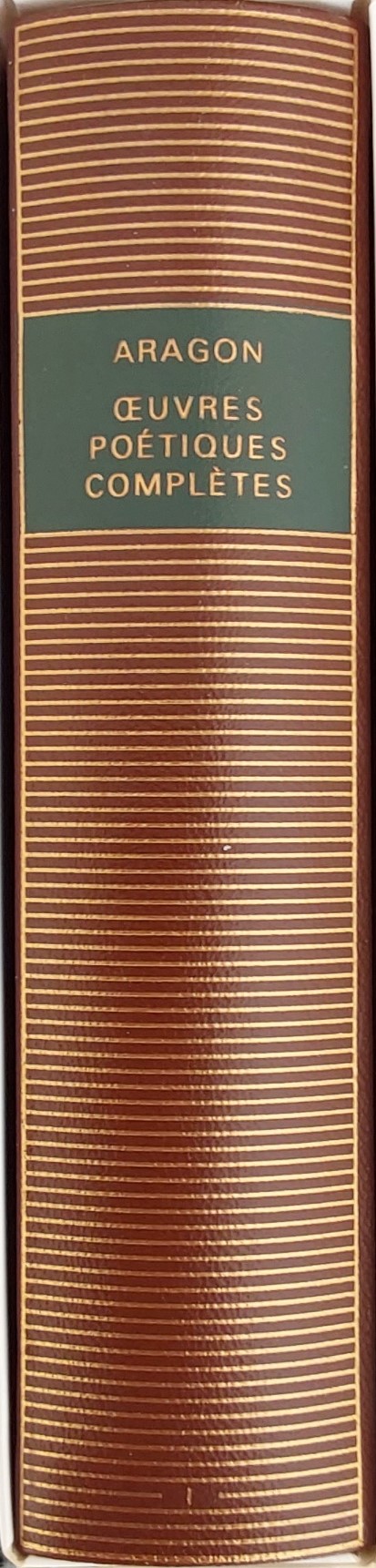 Volume 433 de Aragon dans la Bibliothèque de la Pléiade