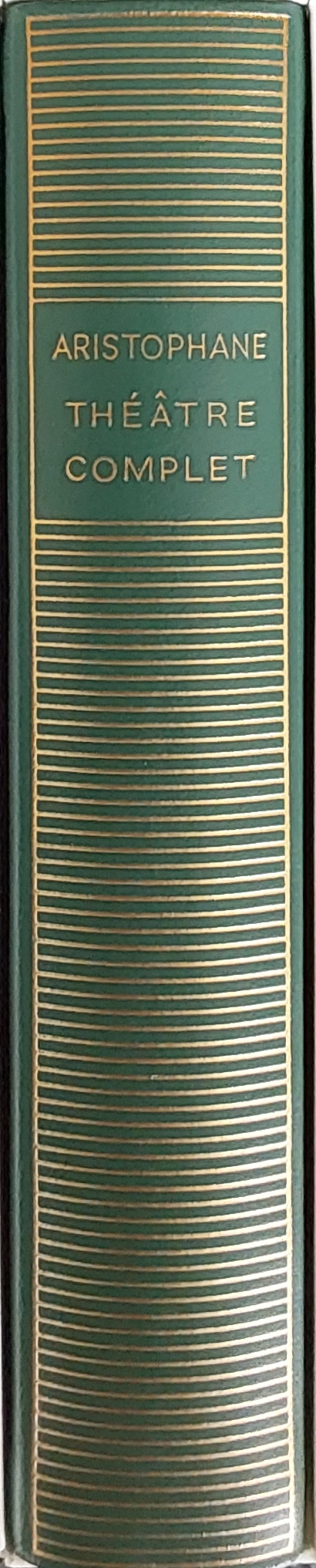 Volume 441 d'Aristophane dans la Bibliothèque de la Pléiade