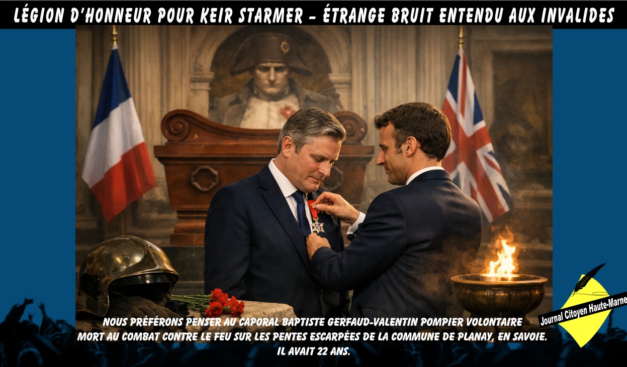 Légion d’honneur pour Keir Starmer : un étrange bruit aux Invalides, entre histoire et ironie