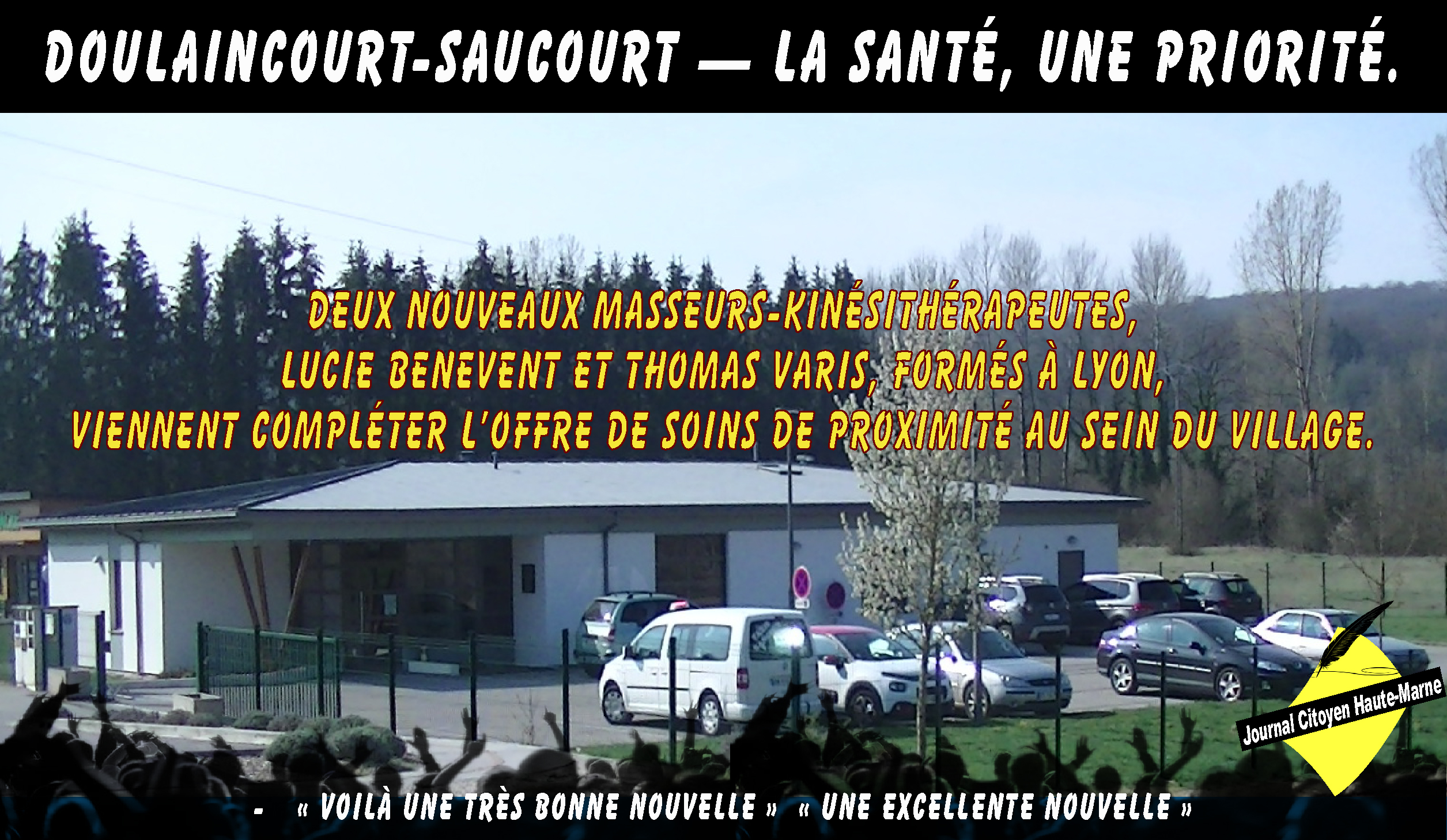 Doulaincourt‑Saucourt renforce son pôle médical : deux nouveaux professionnels rejoignent la commune