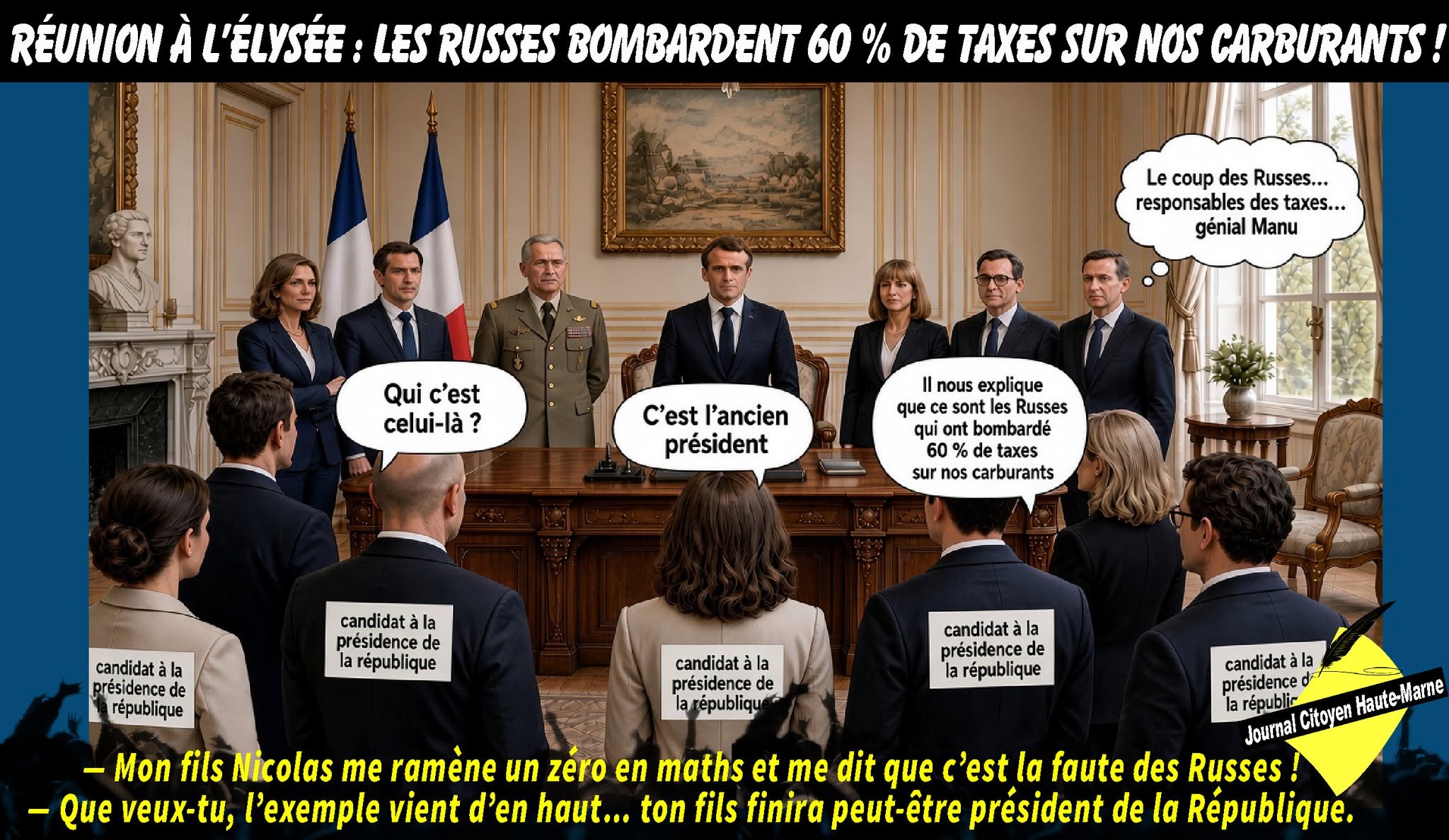 Réunion à l’Élysée : les Russes au cœur des échanges, les carburants relégués au second plan
