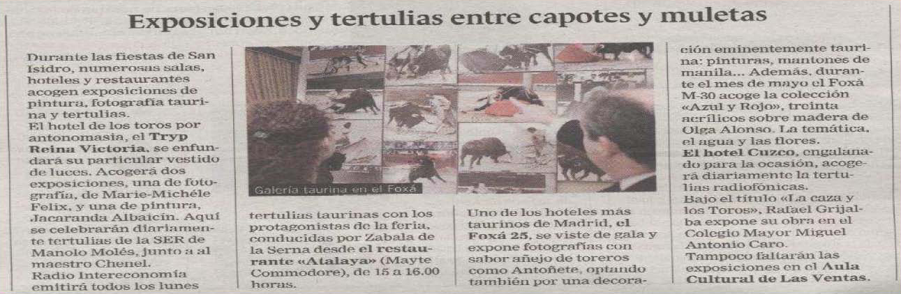 20 supplement abcexposiciones y tertulias entre capotes y muletas mai 2004